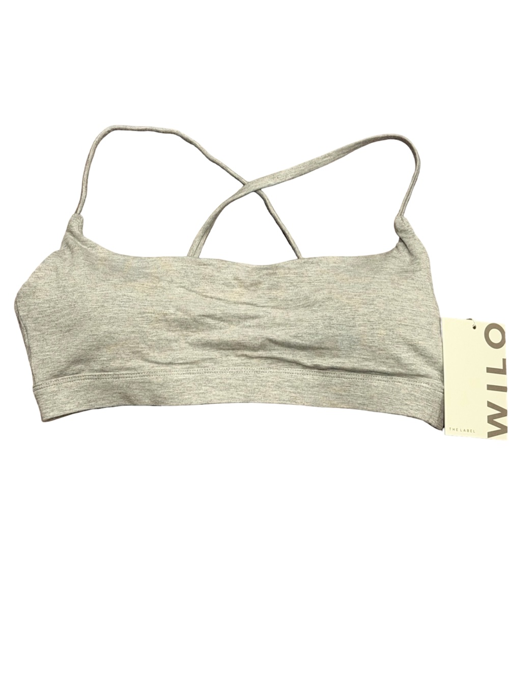 Wilo The Label Heather Gray Crossback Bra & Flare Legging Lounge Set NWT - Picture 5 of 9